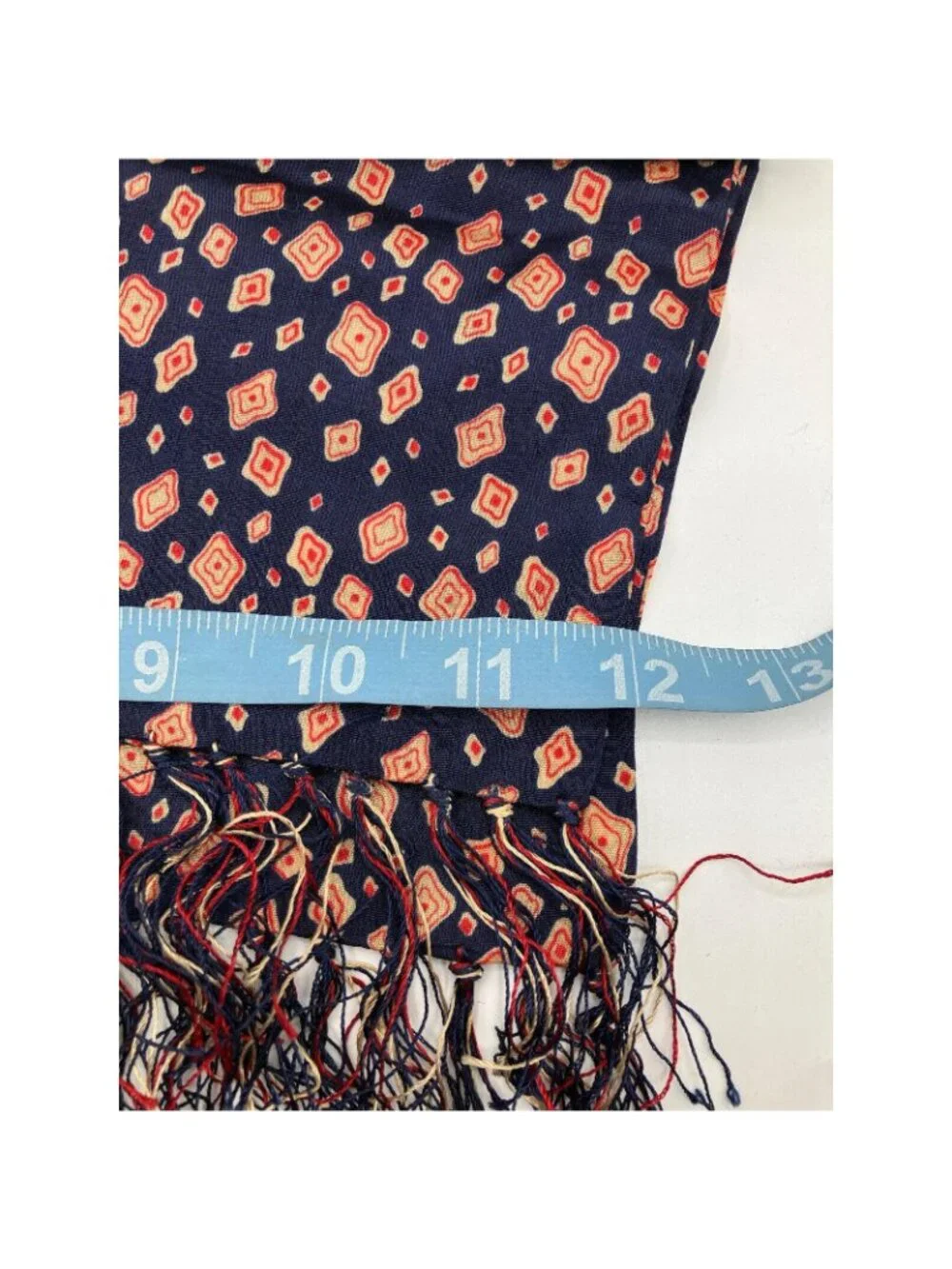 Vintage 20s 30s Lord & Taylor Man's Shop Silk Scarf Deco Print Mens